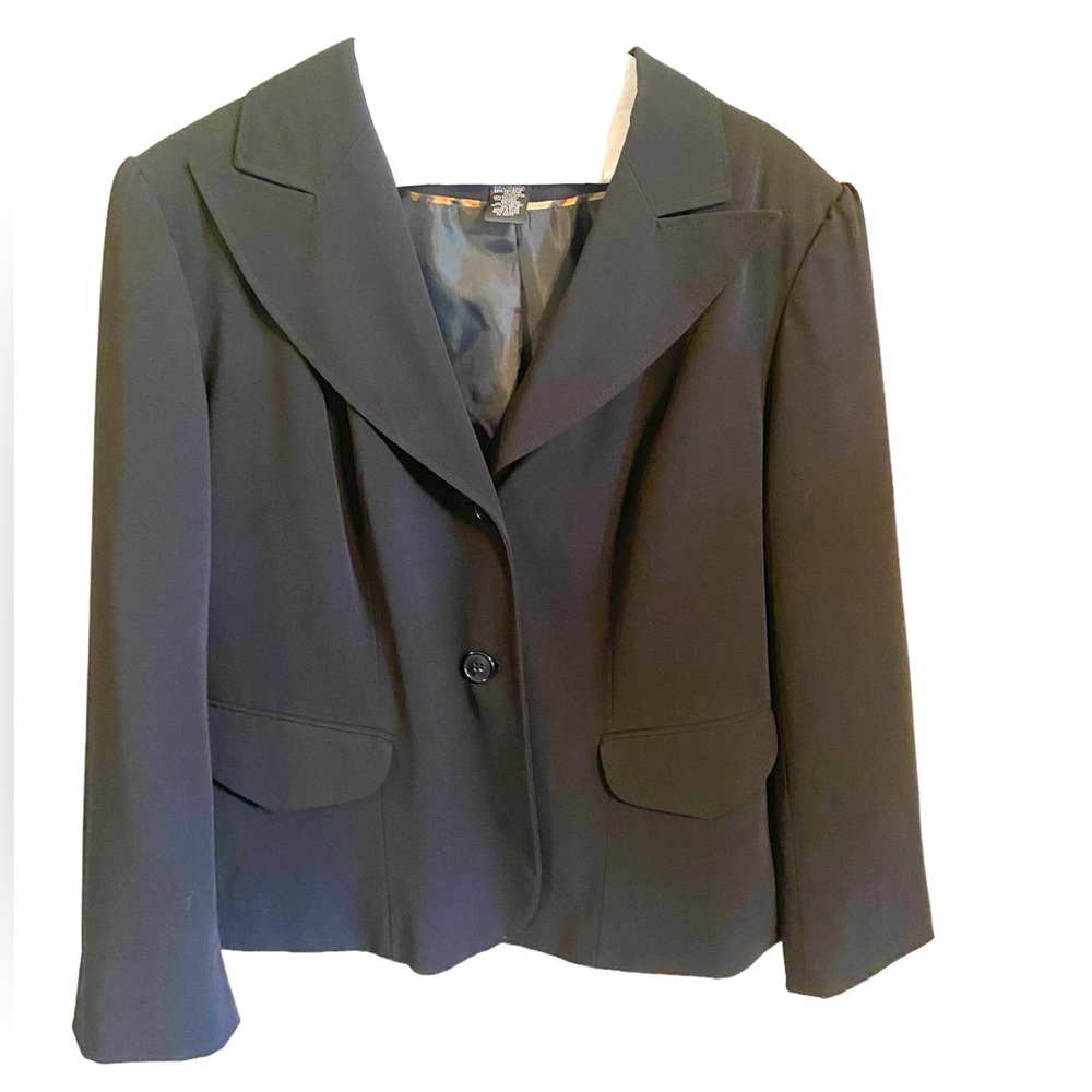 Worthington works stretch black blazer size 16
